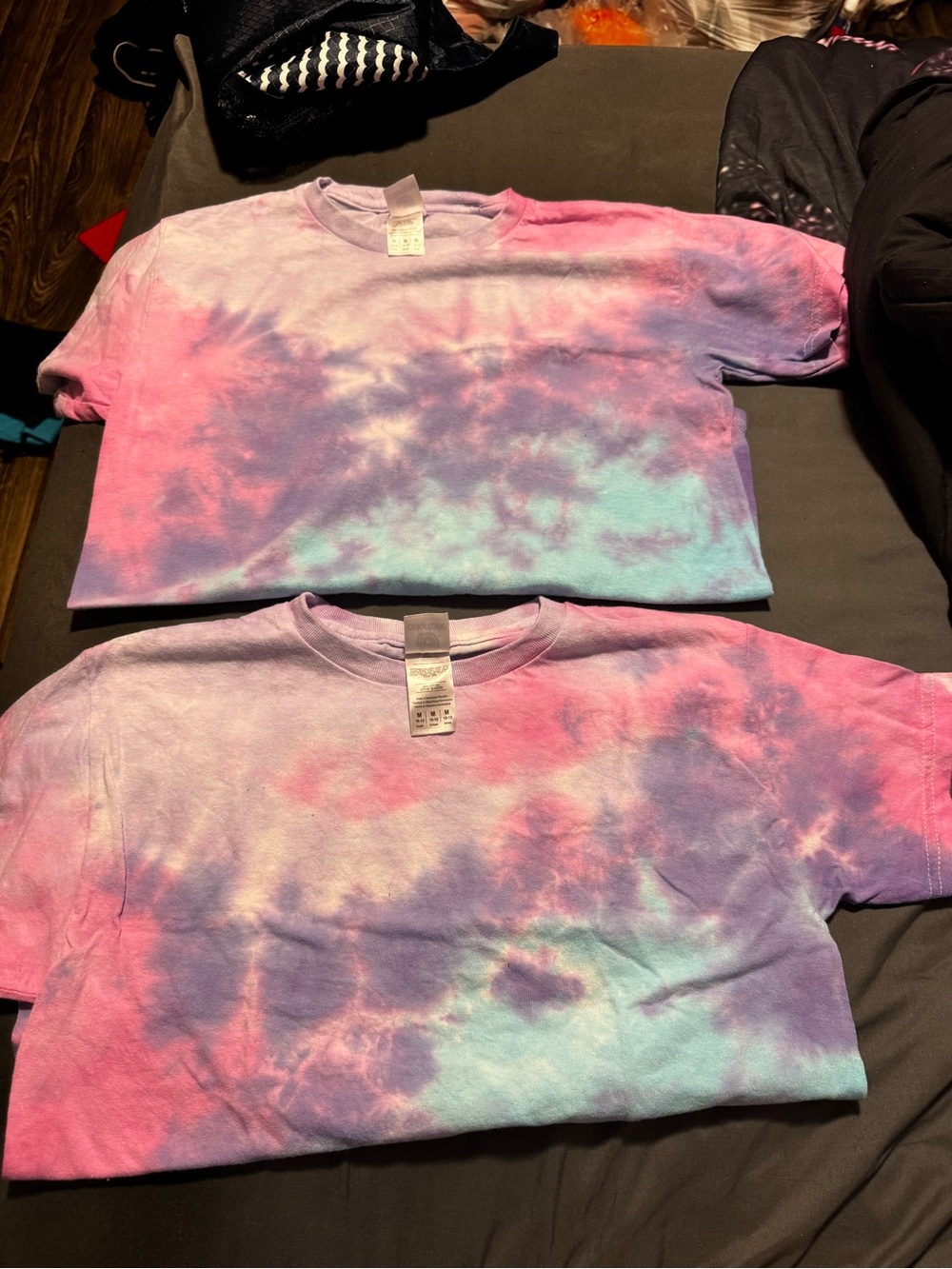 Kids Tie-Dye Short Sleeve Tee - Pink, Purple & Blue